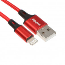 Кабель Smartbuy S14 USB - Lightning 3A 2м Red