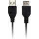 Кабель - удлинитель Smartbuy USB 2.0 A(f)-A(m) 3 m черный