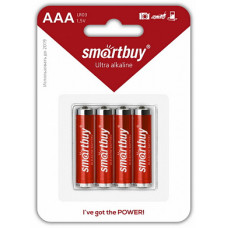 Батарейки алкалиновые Smartbuy AAA LR03/4B SBBA-3A04B