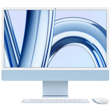Apple iMac 24" Retina 4,5K, (MQRQ3) (M3, 8C CPU, 10C GPU, 8 ГБ, 256 ГБ SSD), Blue