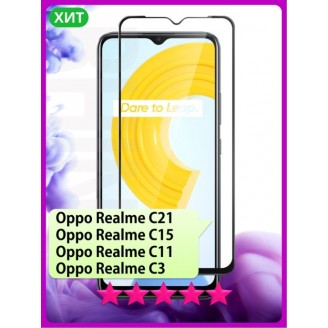 Защитное стекло RHINO  для Oppo Realme C21 / C15 / C11 / C3