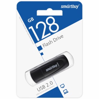 Внешний накопитель Smartbuy 128GB SB128GB2SCK USB 2.0 Black