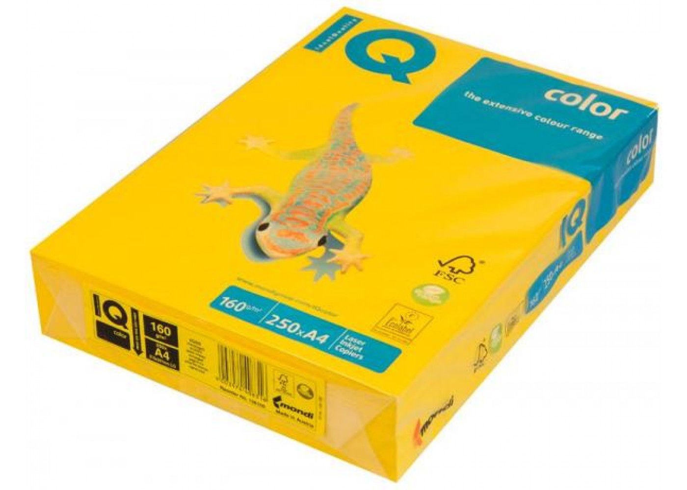 Бумага IQ COLOR (A4, 80г) 250л/пач