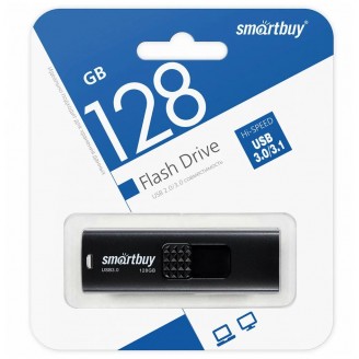 Внешний накопитель Smartbuy 128GB SB128GB3FSK USB 3.0 Black