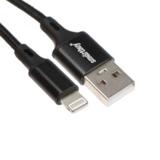 Кабель Smartbuy S14 USB - Lightning 3A 2м Black