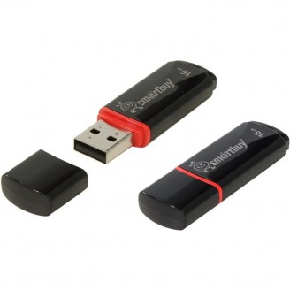 Внешний накопитель Smartbuy 16Gb USB 2.0 SB16GBCRW-K
