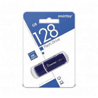Внешний накопитель Smartbuy 128GB SB128GBCRW-BI USB 3.0 Blue
