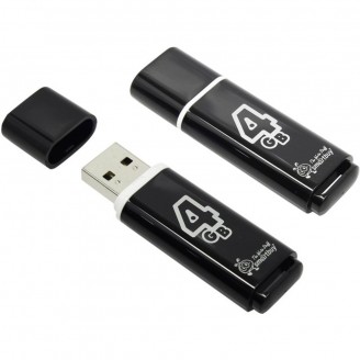 Внешний накопитель Smartbuy Glossy SB4GBGS-K 4Gb USB 2.0