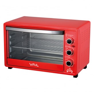 Духовой шкаф VAIL VL-5000 35 л красный