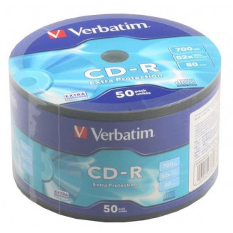 Диск CD-R Verbatim 700Mb 52x bulk (50шт) 