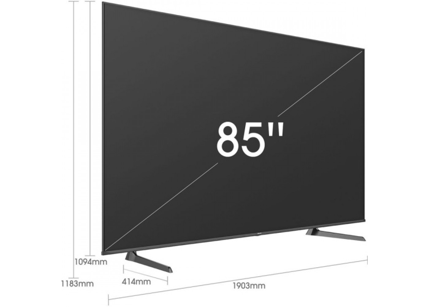 Телевизор Hisense 85" 85A6BG 4K Ultra HD Smart TV