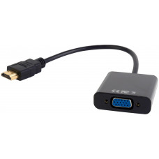 Переходник DEXP HDMI (M)-VGA (F) +jack 3,5