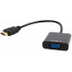 Переходник DEXP HDMI (M)-VGA (F) +jack 3,5