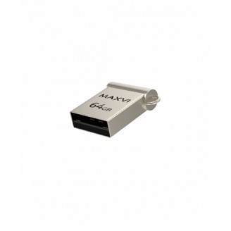 Внешний накопитель Maxvi MM 64GB  USB 2.0 Metallic Silver
