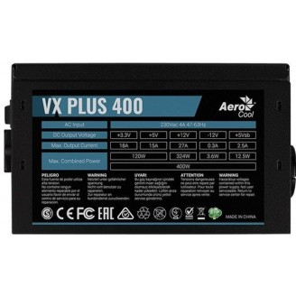 Блок питания Aerocool VX PLUS 400W черный