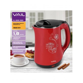 Чайник электрический VAIL VL-5551 Red