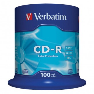 Диск CD-R Verbatim 700Mb 52x (100шт.)