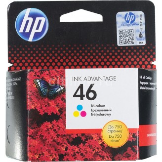 Картридж HP 46 Tri-colour