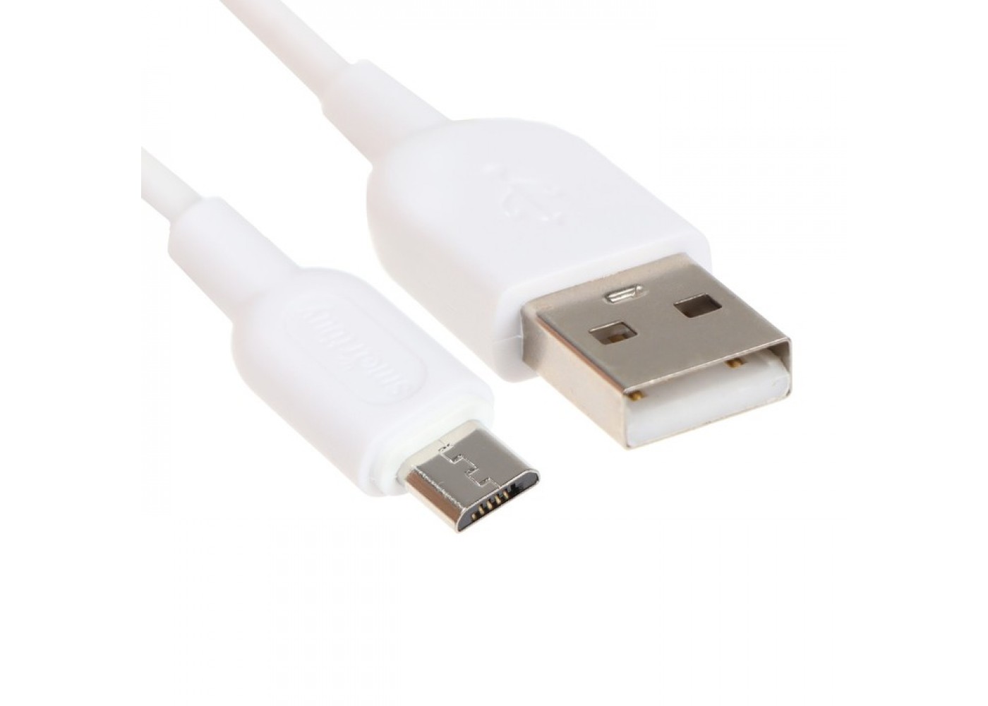 Кабель Smartbuy S01 USB-micro USB 2.4A 1м White
