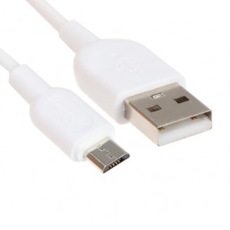 Кабель Smartbuy S01 USB-micro USB 2.4A 1м White