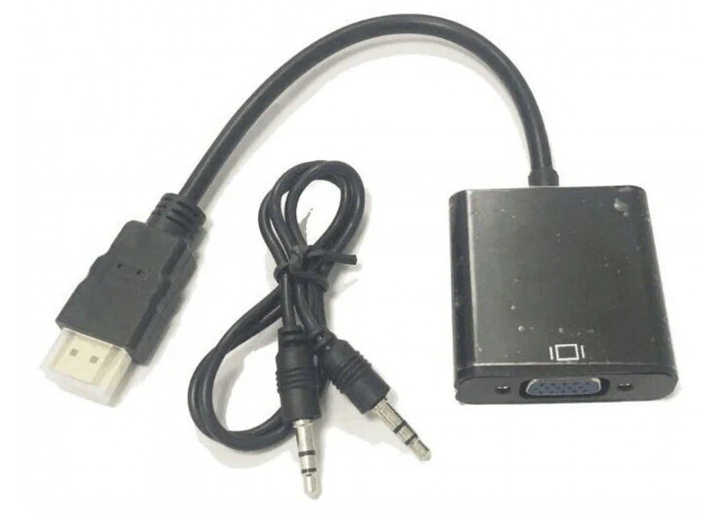 Переходник Buro HDMI (m)-VGA (f) 