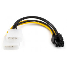 Переходник FinePower для видеокарт 2 х Molex(m) - PCI-E 6pin(f)