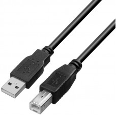 Кабель для принтера Smartbuy USB 2.0 A-B 1,8 м черный