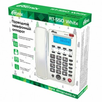 Телефон RITMIX RT-550 White