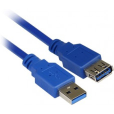 Кабель - удлинитель Smartbuy USB 3.0 A(f)-A(m) 1,8 m синий