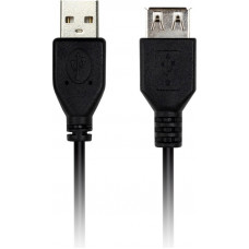 Кабель - удлинитель Smartbuy USB 2.0 A(f)-A(m) 3 m черный