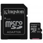 Карта памяти Kingston microSDHC 64GB 