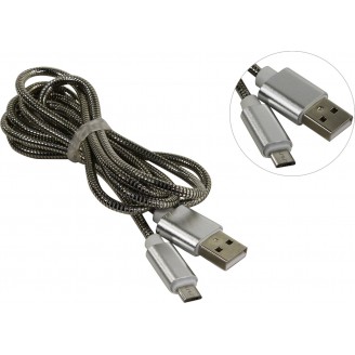 Кабель Smartbuy S02 USB - MicroUSB 3A 2м Gray