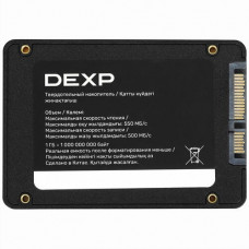 SSD накопитель DEXP Q100 512 ГБ 2.5" SATA-3