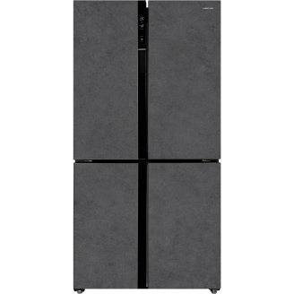 Холодильник HIBERG RFQ-500DX NFDs Inverter темный камень