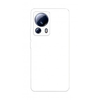 Накладка Silicone Case Logo для Xiaomi 13 Lite, Белая