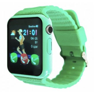 Умные часы Smart Baby Watch SBW 2, зелёные