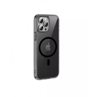 Накладка Wiwu для iPhone 14 Plus Crystal Magnetic Phone case MCC-101, Тонированный чёрный