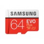 Карта памяти Samsung 64GB MicroSD EVO PLUS + SD адаптер (MB-MC64HA/RU)