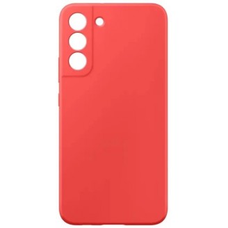 Накладка Silicone Case Logo для Samsung Galaxy S22 Plus, Красная