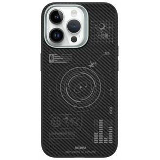 Накладка Wiwu Kevlar case With MagSafe для iPhone 15 Pro, Чёрная (KJZ-017)