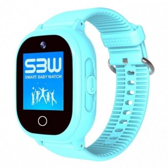 Умные часы Smart Baby Watch SBW W9 Plus, Голубые