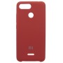 Накладка Silicone Case для XiaoMi Redmi 6, Бордовая
