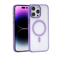 Чехол Clear Case with MagSafe для iPhone 14 Pro Max, Фиолетовый