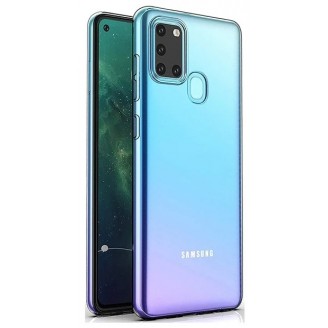 Чехол для Samsung Galaxy A21s силикон, прозрачный