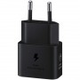 Сетевое зарядное устройство Samsung USB-C 25W, Чёрное (EP-T2510NBEGWW)