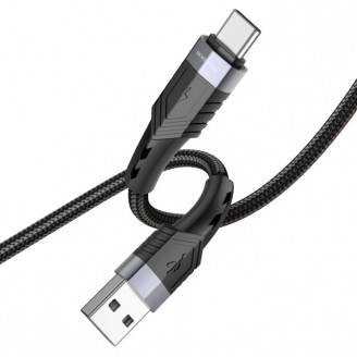 Кабель Borofone BU35 Influence USB for Type-C 1м, Чёрный