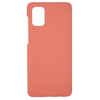 Накладка Silicone Case Logo для Samsung M51, Розовый цитрус
