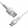 Кабель Baseus Cafule Series Metal Data Cable USB to Type-C 66W 1м, Белый (CAKF000102)