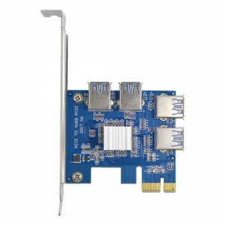 Расширитель портов PCI-E 1 на 4 USB