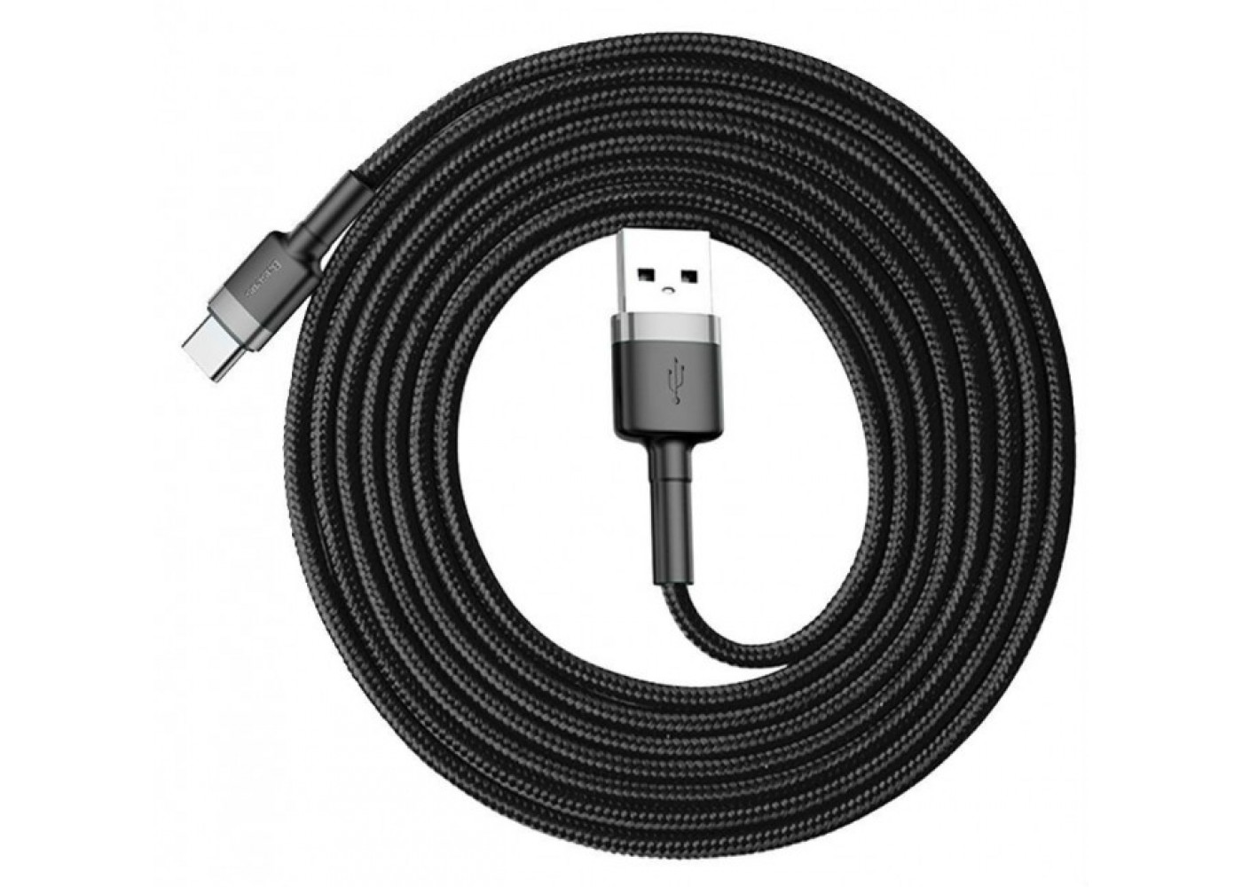 Кабель Baseus Cafule Cable USB - Lightning 2m 1.5A, Серо-чёрный (CALKLF-CG1)